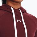 Кофта з капюшоном жіноча Under Armour Rival Fleece Hb Hoodie бордова 1356317 4