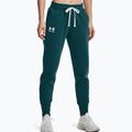 Шорти тренувальні жіночі Under Armour Rival Fleece Joggers tourmaline teal/white