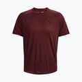 Футболка тренувальна чоловіча Under Armour UA Tech 2.0 SS Tee Novelty бордова 1345317