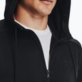 Кофта чоловіча Under Armour Fleece FZ Hoodie black/black 4