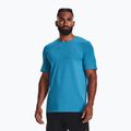 Футболка тренувальна чоловіча Under Armour UA Rush Seamless Geosport SS блакитна 1370441