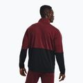 Кофта тренувальна чоловіча Under Armour Pique Track чорно-бордова 1366202 3