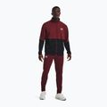 Кофта тренувальна чоловіча Under Armour Pique Track чорно-бордова 1366202 2