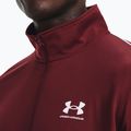Кофта тренувальна чоловіча Under Armour Pique Track чорно-бордова 1366202 4