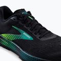 Кросівки для бігу чоловічі Brooks Hyperion Tempo black/kayaking/green gecko 8