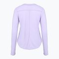 Футболка для бігу жіноча Brooks Distance Graphic LS heather violet dash/stripe 2