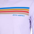 Футболка для бігу жіноча Brooks Distance Graphic LS heather violet dash/stripe 3
