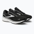 Кросівки для бігу чоловічі Brooks Ghost 15 black/blackened pearl/white 4