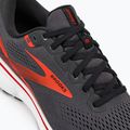 Кросівки для бігу чоловічі Brooks Ghost 15 ebony/black/spicy orange 8