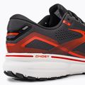 Кросівки для бігу чоловічі Brooks Ghost 15 ebony/black/spicy orange 9