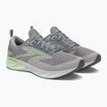 Кросівки для бігу чоловічі Brooks Levitate 6 primer grey/neon green 4