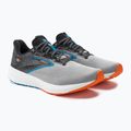 Кросівки для бігу чоловічі Brooks Launch 10 black/atomic blue/scarlet ibis 5