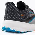 Кросівки для бігу чоловічі Brooks Launch 10 black/atomic blue/scarlet ibis 10