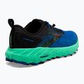 Черевики для бігу чоловічі Brooks Cascadia 17 victoria blue/black/spring bud 10