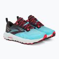 Черевики для бігу жіночі Brooks Cascadia 17 bluefish/black/diva pink 5