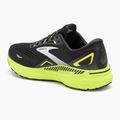 Кросівки для бігу чоловічі Brooks Adrenaline GTS 23 black/green/white 3