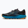 Кросівки для бігу чоловічі Brooks Divide 5 ebony/blue sapphire/orange 10