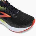 Кросівки для бігу чоловічі Brooks Ghost 16 GTX black/mandarin red/green 7