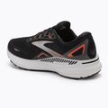 Кросівки для бігу чоловічі Brooks Adrenaline GTS 23 black/mandarin red/silver 3