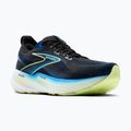 Кросівки для бігу чоловічі Brooks Glycerin 22 wide fit black/cobalt/neo yellow 8