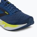Кросівки для бігу чоловічі Brooks Adrenaline GTS 24 navy peony/black/acid lime 7