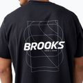 Футболка для бігу чоловіча Brooks Graphic black/white/slate grey 4