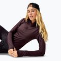 Жіноча бігова кофта Brooks Dash 1/2 Zip 3.0 brown 3