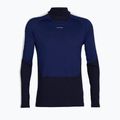 Чоловіча термоактивна кофта icebreaker 200 Oasis Sonebula High Neck navy/royal navy/snow/cb 7