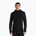 Кофта трекінгова чоловіча icebreaker Quantum III Zip Hood black