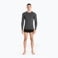 Чоловіча термоактивна футболка з довгим рукавом icebreaker Merino 150 Anatomica Crewe jet heather 2