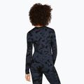 Лонгслів термічний жіночий icebreaker Merino 200 Oasis Crewe Cloud Dye graphite/black 3
