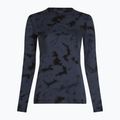 Лонгслів термічний жіночий icebreaker Merino 200 Oasis Crewe Cloud Dye graphite/black 7