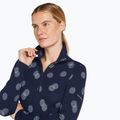 Кофта термічна жіноча icebreaker Merino 260 Vertex LS Half Z Falling Flakes midnight navy/ snow/j 4