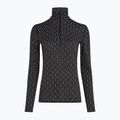 Жіноча термоактивна кофта icebreaker Merino 260 Vertex LS HZ On-Piste black/ snow/j 5