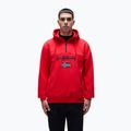 Кофта чоловіча Napapijri Burgee Half Zip Hooded 2.0 red goji