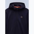 Кофта чоловіча Napapijri B-Badge Half Zip Hooded blu marine 8