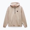 Кофта чоловіча Napapijri B-Badge Half Zip Hooded beige rocky 5