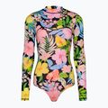 Hurley Sunset District Zip Back Cheeky Surfsuit чорний жіночий суцільний купальник