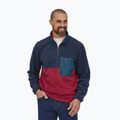 Кофта флісова чоловіча Patagonia Microdini 1/2 Zip P/O wax red