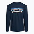 Футболка трекінгова жіноча Patagonia P-6 Logo Responsibili-Tee LS tidepool blue 4