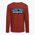 Футболка трекінгова жіноча Patagonia P-6 Logo Responsibili-Tee LS burl red 2