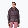 Пуховик жіночий Patagonia Down Sweater Hoody obsidian plum