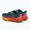 Кросівки для бігу жіночі HOKA Speedgoat 5 блакитно-помаранчеві 1123158-BCCML 5