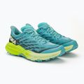 Кросівки для бігу жіночі HOKA Speedgoat 5 coastal shade/green glow 4