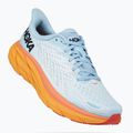 Жіночі бігові кросівки HOKA Clifton 8 Wide літня пісня/крижаний потік 8