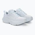 Кросівкі для бігу жіночі HOKA Bondi 8 white/white 4