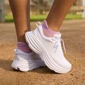 Кросівкі для бігу жіночі HOKA Bondi 8 white/white 11