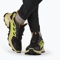 Кросівки для бігу чоловічі Salomon Supercross 4 GTX чорно-зелені L41731700 3