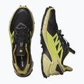 Кросівки для бігу чоловічі Salomon Supercross 4 GTX чорно-зелені L41731700 12