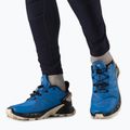 Кросівки для бігу чоловічі Salomon Supercross 4 GTX блакитні L41732000 3